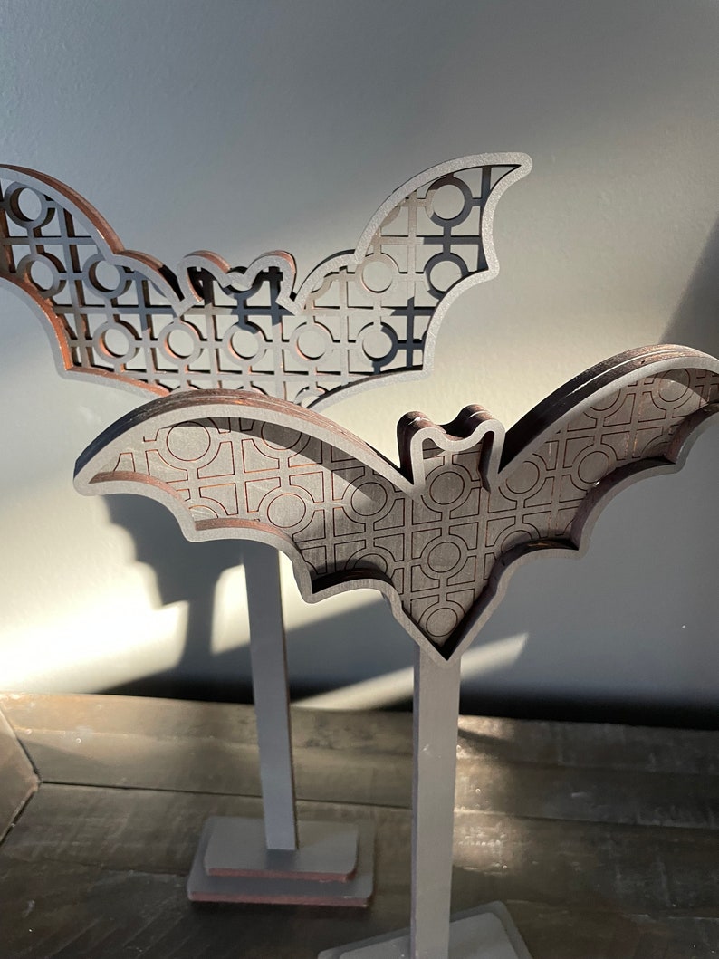 3D Bat Laser File Bat Shelf Sitter Bat Garland Digital - Etsy