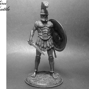 Lokros hoplite 5th Century BC Tin toy soldier miniature collection 54mm Greece 