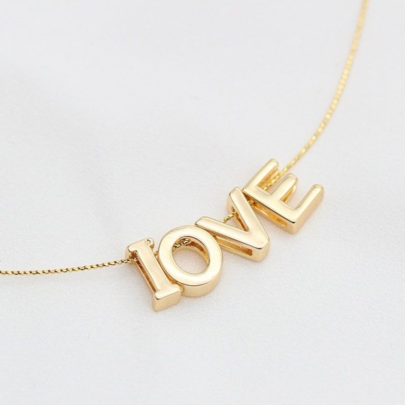 Initial Birthday Sister Capital letter Gold Necklace Upper case letter Jewelry Friendship Personalized Gift Mom