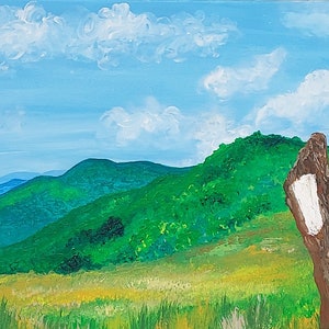 Virginia, origineel schilderij met de AT