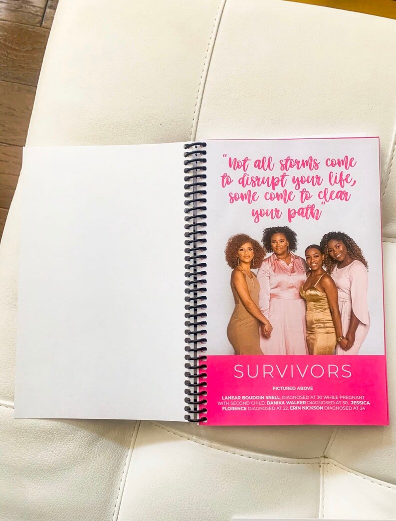 Purposely Planned Journal, Breast Cancer Awareness, Women's Journal