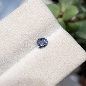 Certified Rare Alexandrite 0.26cts color change green to Purple Russian Alexandrite Cushion 4.2mm 3.8mm 2.2mm chrysoberyl no treatment