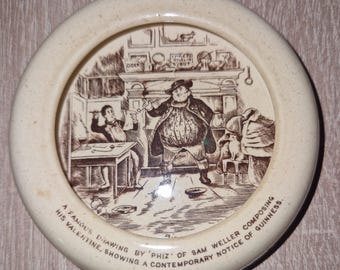 Vintage, keramiek, Guinness, reclame, asbak, verzamelobject, shabby chic, Cauldron Potteries, Arthur Guinness, GA/A/58B, tobacciana