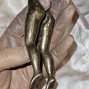 Vintage, solid brass,very sexy, woman legs, butt, peaches, naughty,nude,nutcracker
