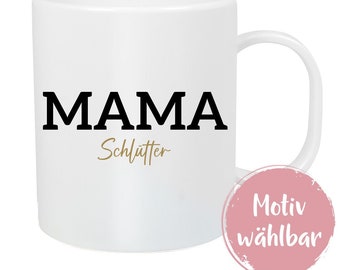 Personalisierte Tasse für Mamas - Muster wählbar