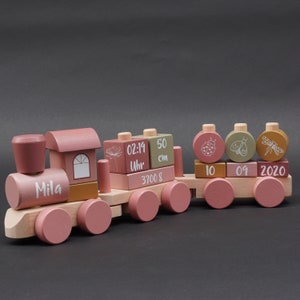 Locomotive Pink Wood | Little Dutch “customizable”