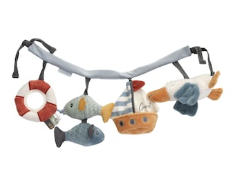 Play chain for baby seat and stroller - personalized