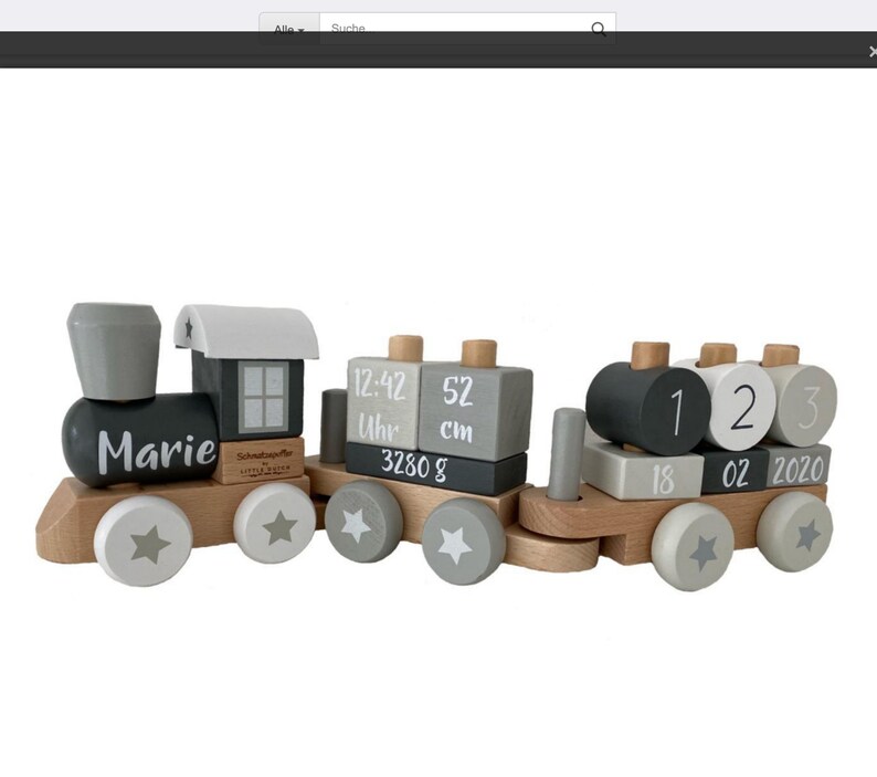 Baby Geschenk Lokomotive Baby Geschenk Lokomotive