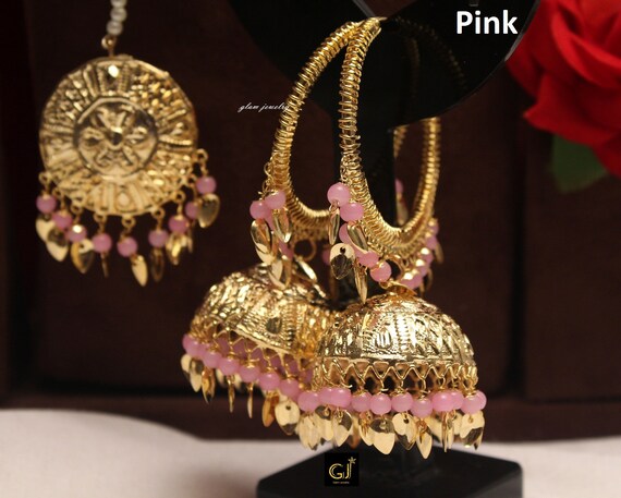 pearl jhumka set