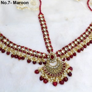 Indiase zendspoel Matha Patti hoofd keten/Bollywood hoofd stuk Tikka haar keten/Indische hoofd sieraden/Pakistaanse hoofd sieraden