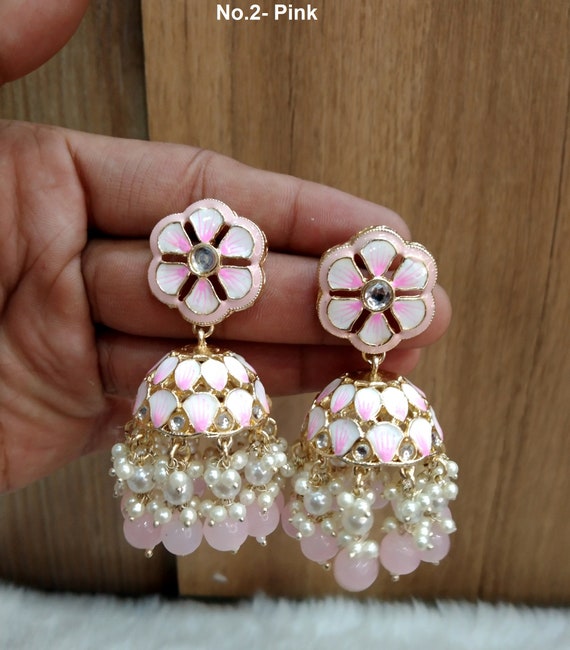 Punjabi jhumka earrings online discount