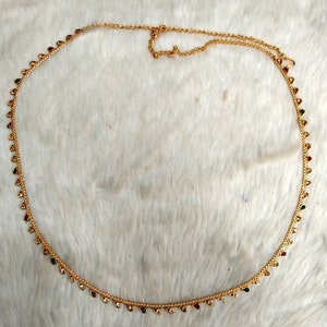 Waist Chain Gold Belt Sari Saree Belly Chain Jewelry Indian Kamarbandh ...