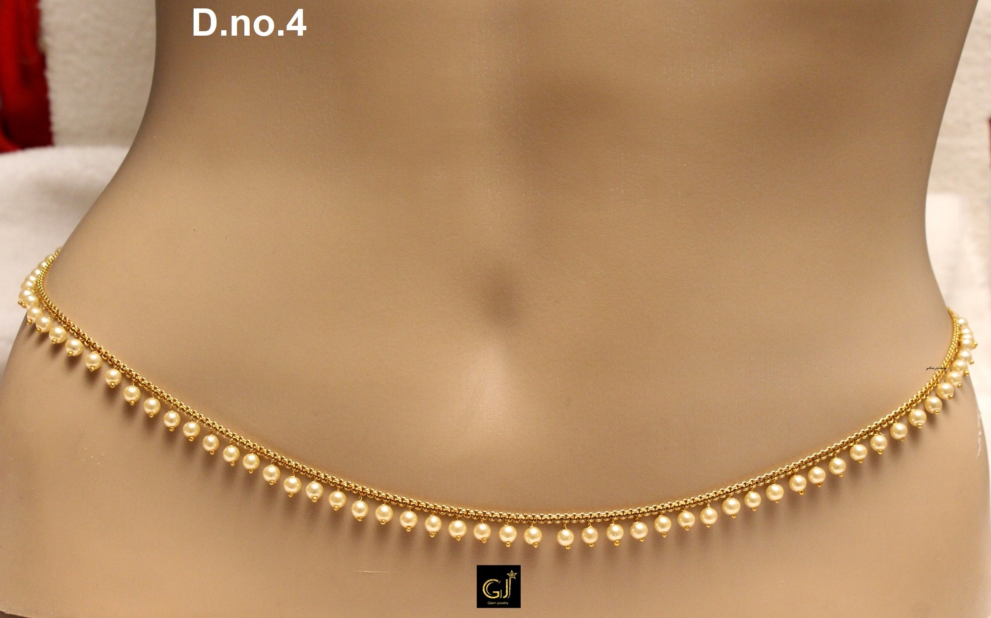 Buy Amaryllis Pearl Belt Chain for Women Online in India