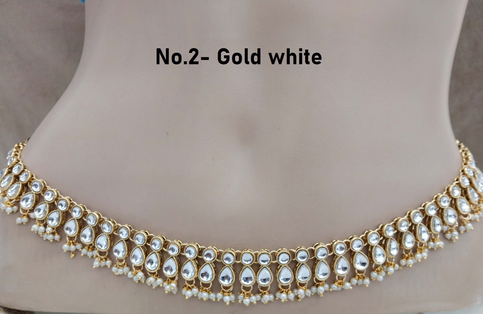 Waist Chain Dark Gold Belly Waist Sari Saree Chain Indian Jewelry