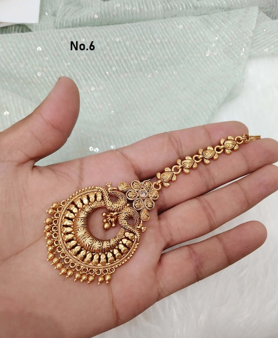 Maang tikka with chain deals