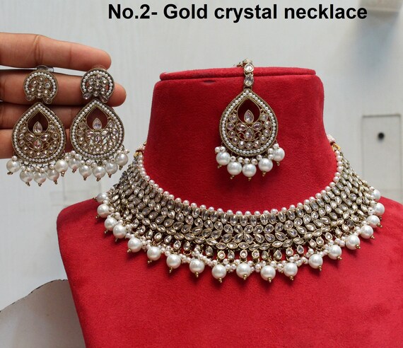 Grey necklace set deals