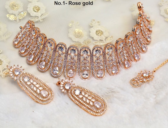 Cubic zirconia shop diamond choker