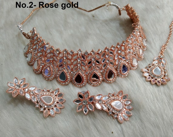 Mirror on sale necklace set