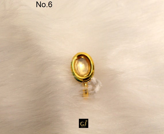 Clip On Nose Pin: Indian Wedding Nathini, Non Pierced