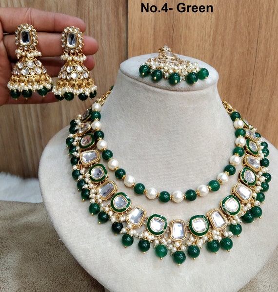 Layered Kundan Necklace Set