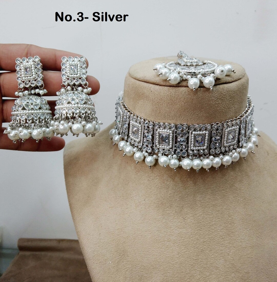 アクセサリー OX Jewelry Silver Pearl Choker OX JEWELRY silver pearl choker