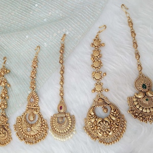 Antique Borla / Mang Tikka /classic Design/indian Traditional Rajasthani  Borla/ Rajasthani Tikka/ Borla /indian Jewelry 