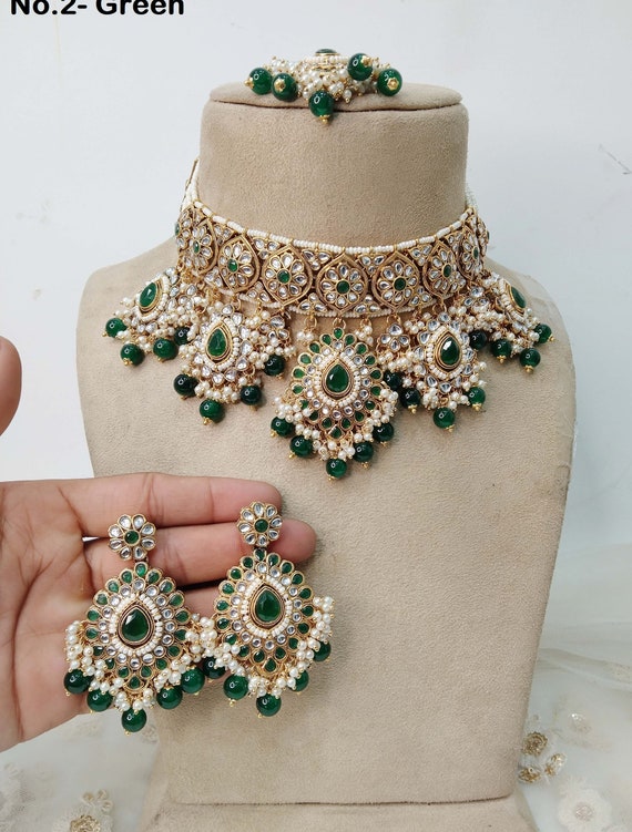 Indian kundan on sale necklace sets