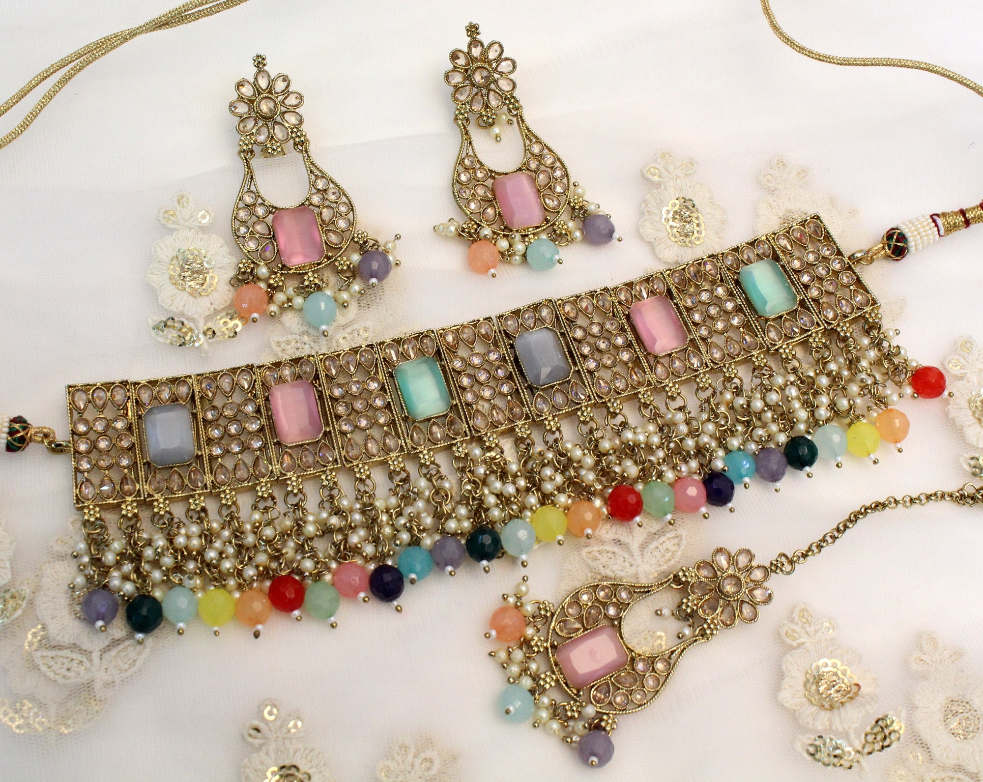Choker Set Necklace Set/ Choker Set 