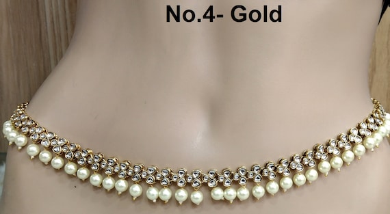 Kundan hotsell waist chain