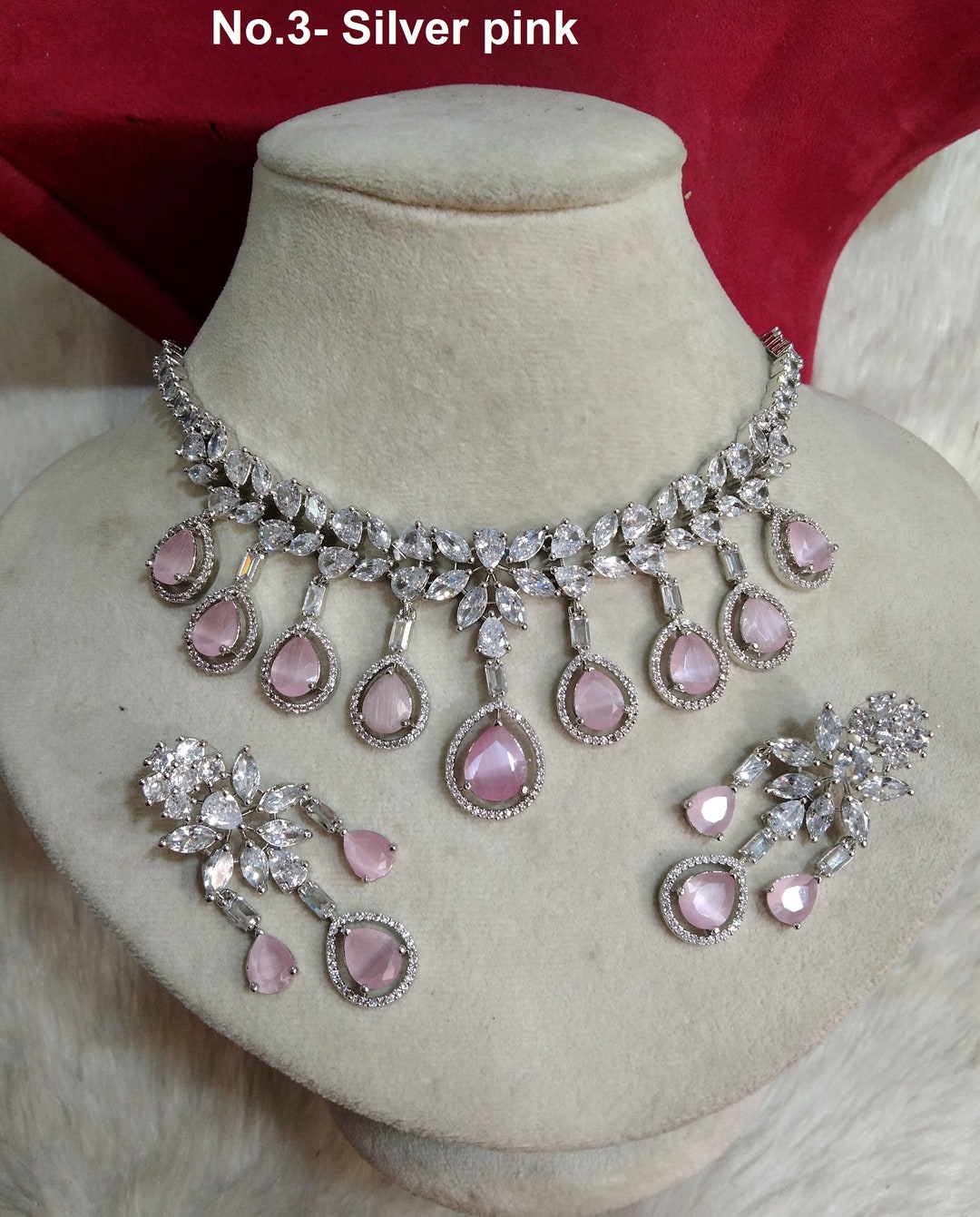 Rose Gold Rohesia Zirconia Jewellery Set