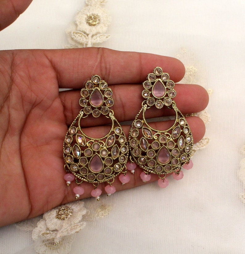 Indian Jewelry Jewellery/dark gold Bridal necklace Set/Bollywood Gold Indian Jewelry Jewellery Necklace Set/ Wedding setu Sets image 2