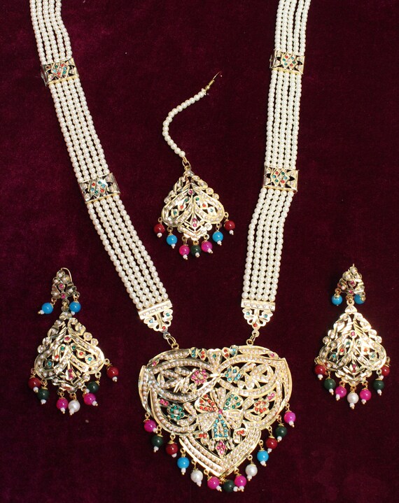 Jadau sale moti set