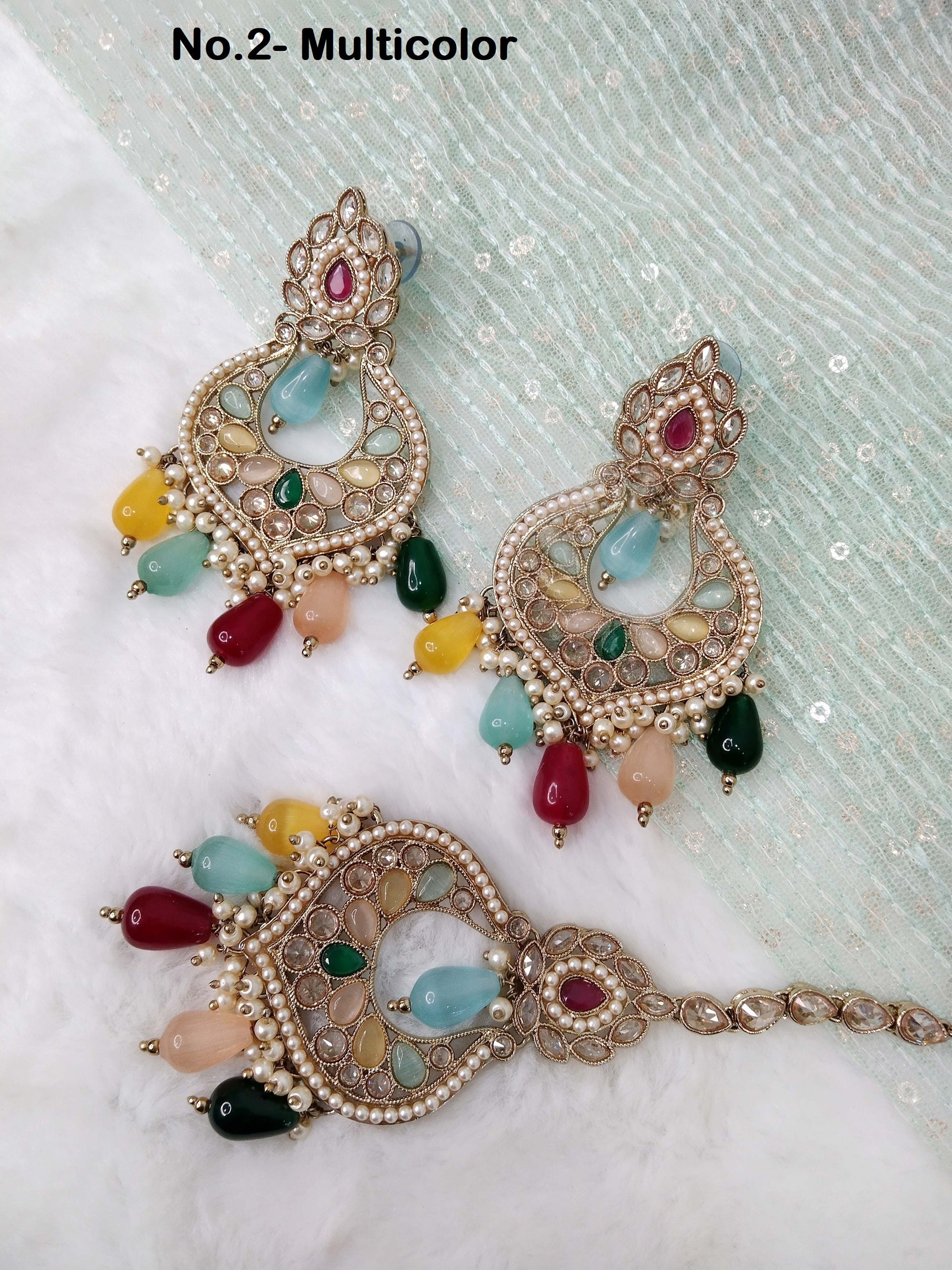 Shop Perfect Gold Plated Amritsari Jadau Jewelry & Set Online – Masayaa