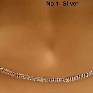 Waist Chain Silver Belt Sari Saree Belly Chain Jewelry Indian