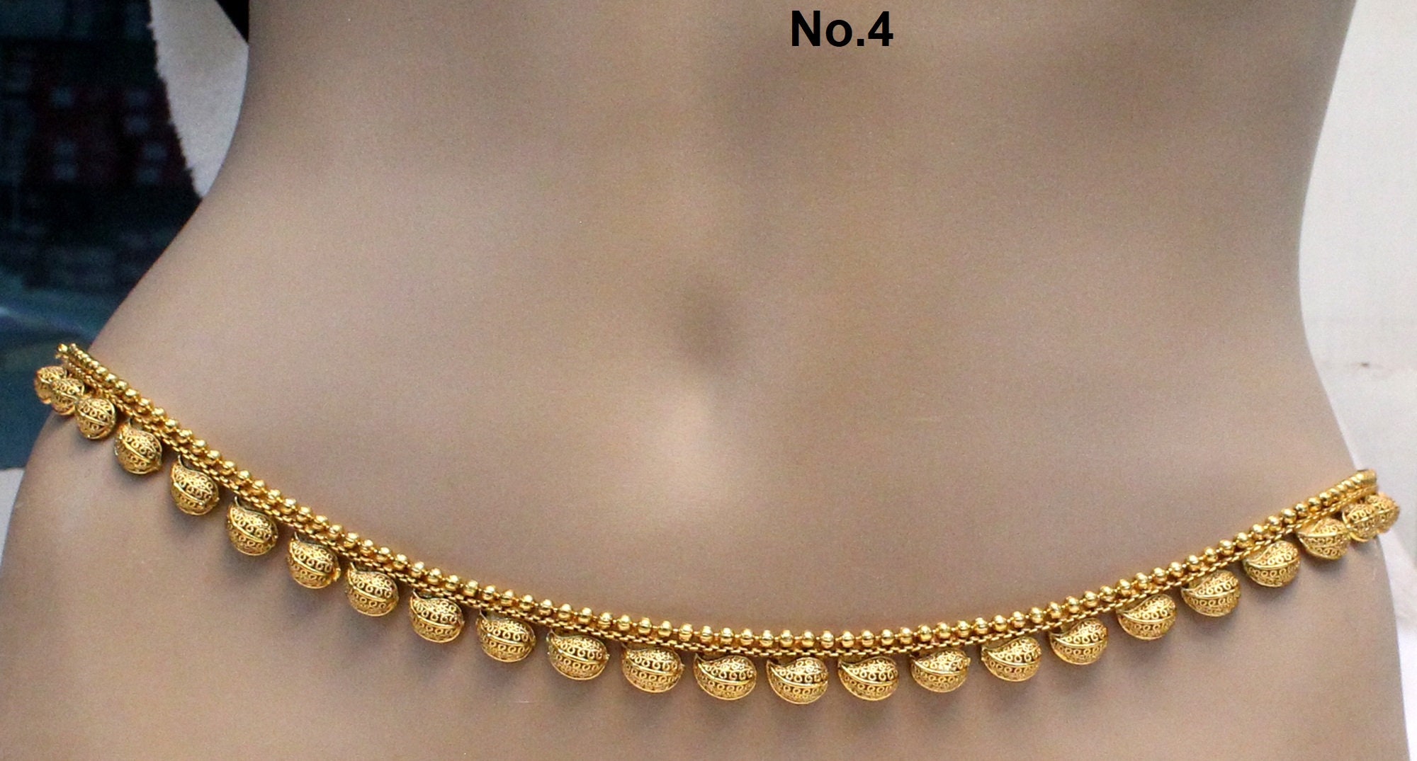 Waist Chain Gold Belt Sari Saree Belly Chain Jewelry Indian Kamarbandh  Kamarband Belt/wedding Belt Chain Jewellery 