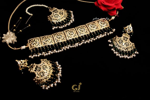 50+ Pakistani Pipal Patti Gold Set Gif