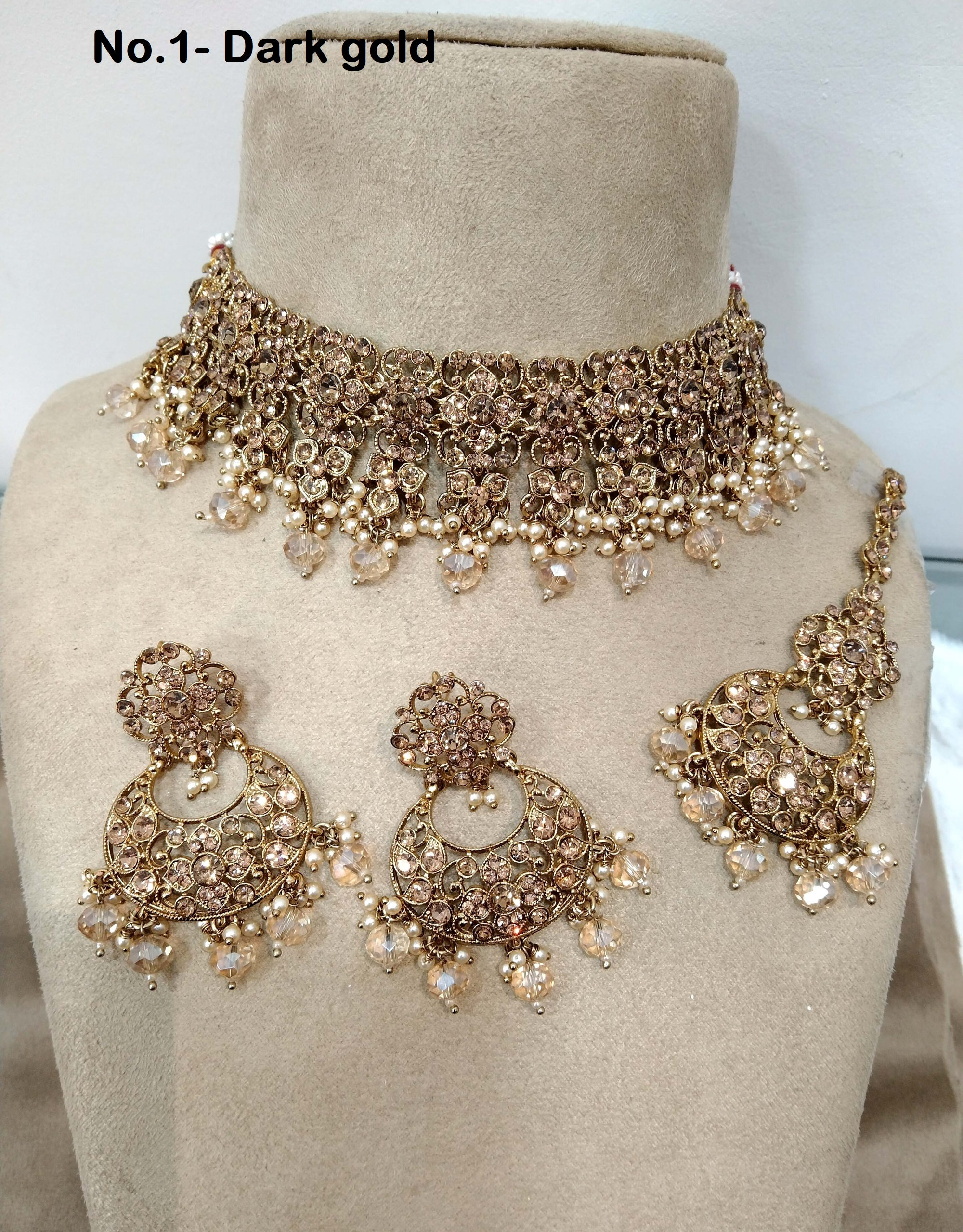 Gold choker outlet sets jewellery