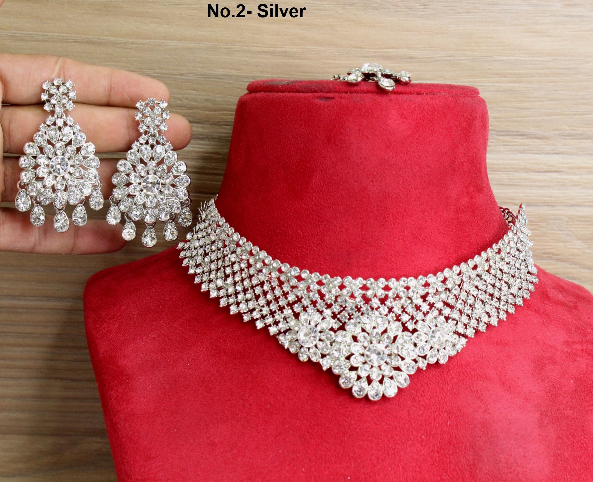 Shop Gold N White Choker Set Wedding Wear Online at Best Price