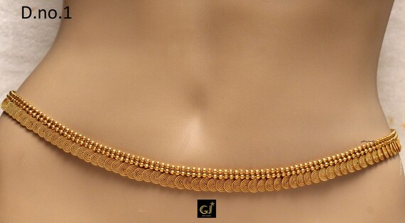 simple waist chain for saree