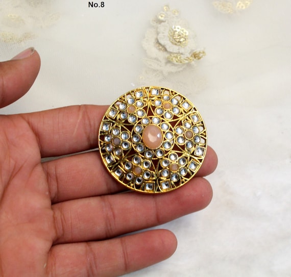Big round gold ring clearance