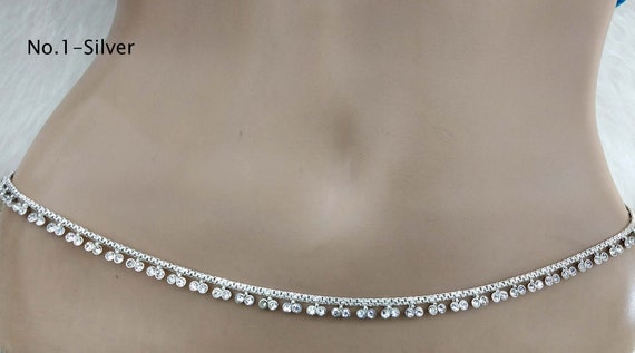 Hip chain silver sale
