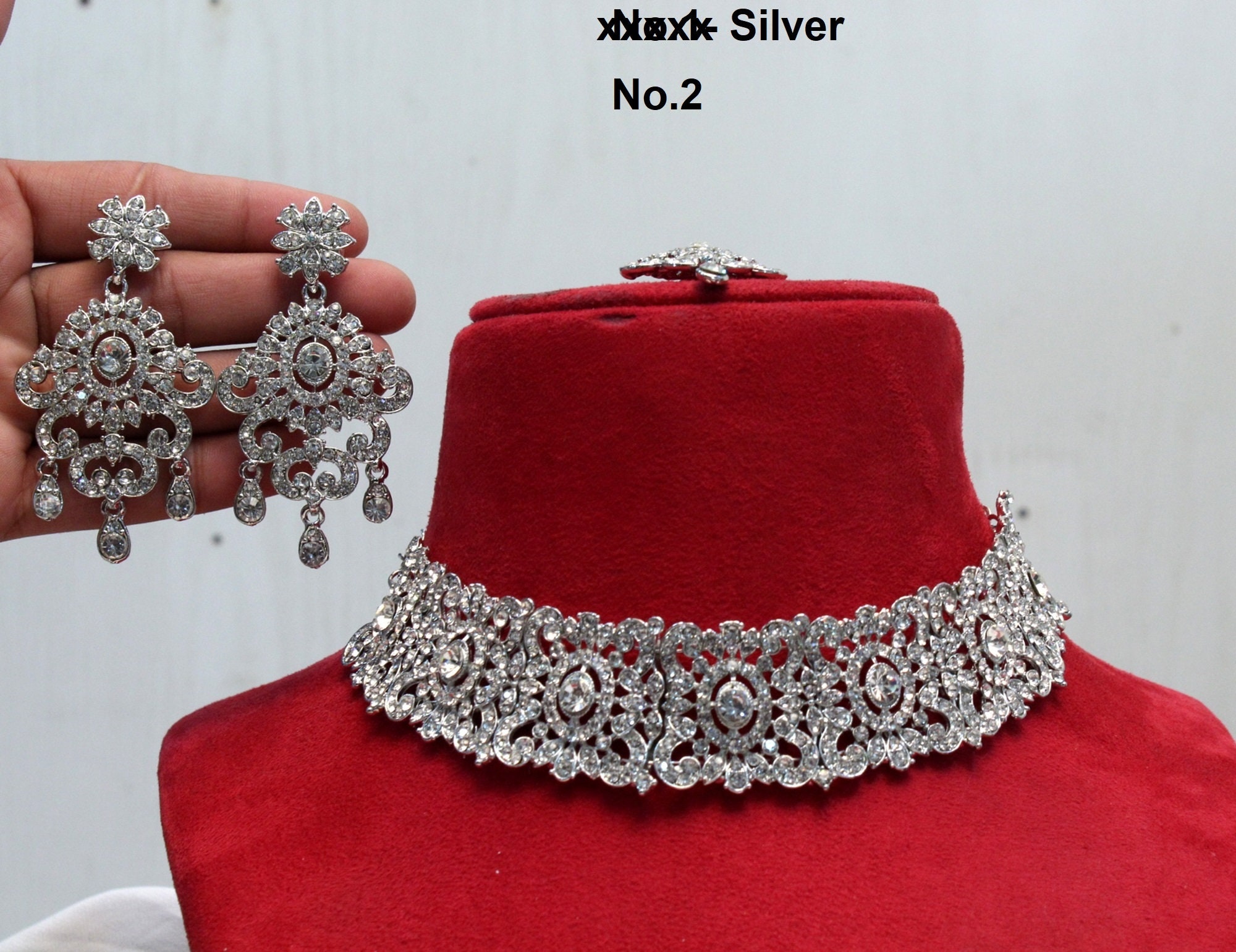 Silver Choker /silver Choker Necklace 