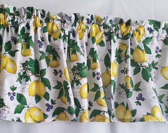 Lemon Valance Etsy