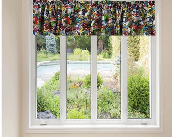 Spiderman Curtains Etsy