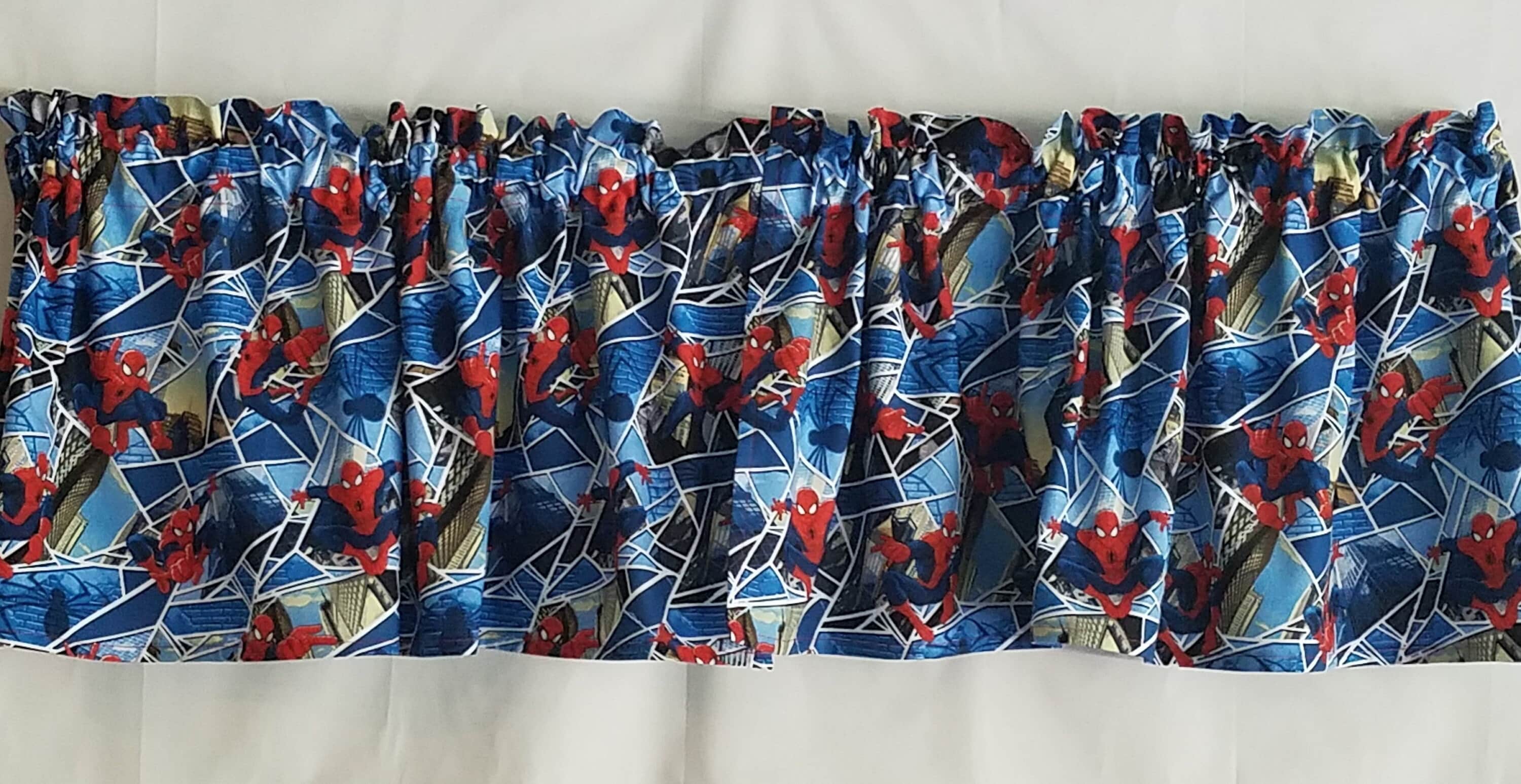 Superhero Valance: Action Hero Curtain, Boy's Bedroom Decor