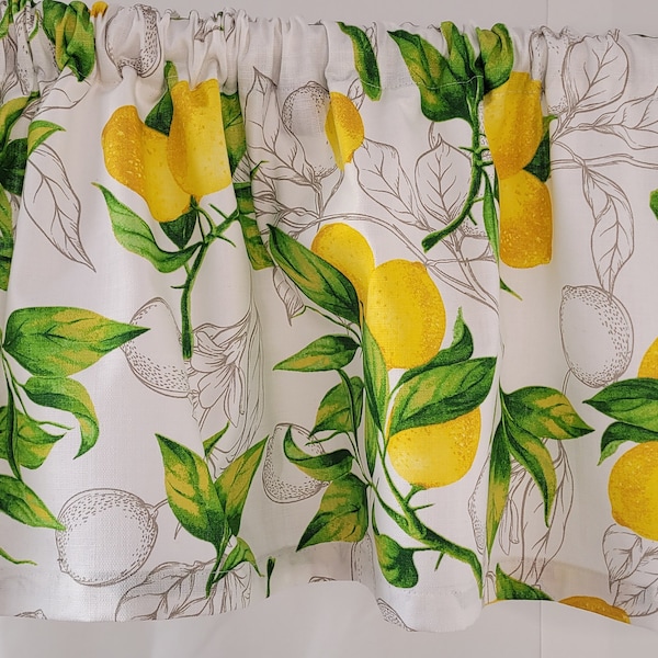 Lemon Curtains Etsy