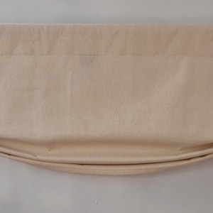 Oatmeal Tie Up Valance Curtain: Farmhouse Rustic Decor