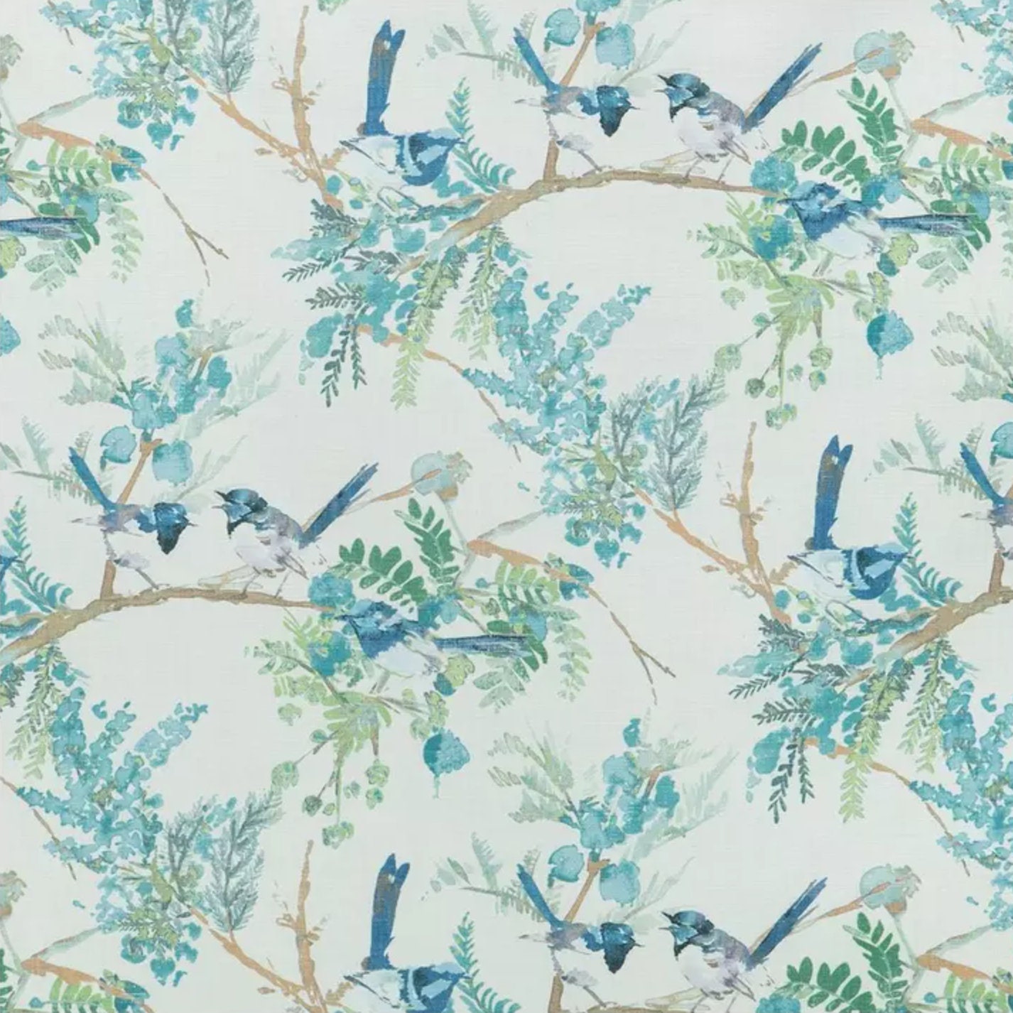 This Bird Themed Fabric is called "Emilia"