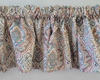 Natural  Valance, Farmhouse Valance, Rustic Valance, Country Valance, Farmhouse Rustic