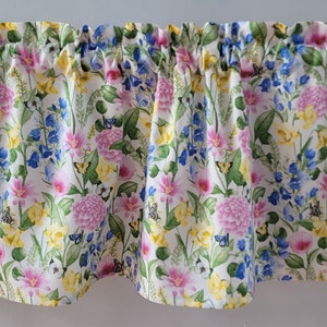 Pasen lente bloemen volant gordijn, bloemen volant gordijn, lente volant gordijn